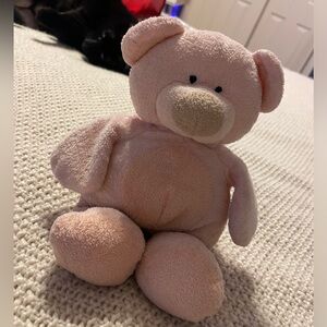 TY pluffies 2002 pinks the Bear Plush (10”)